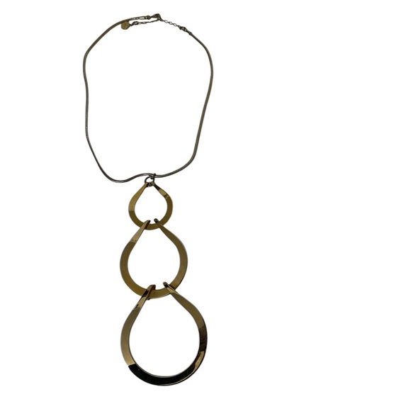 Signed Gold Tone TRINA TURK Necklace - Picture 1 of 7